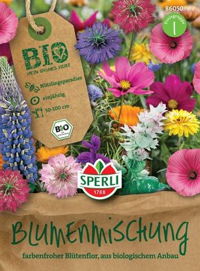 BIO Blumenmischung, Insektenfreundliche einjährige Blumenmischung aus