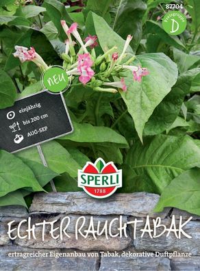 Echter Rauchtabak, für die Eigenproduktion von Tabakwaren, für den Anbau im