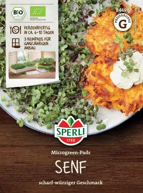 Sperli MicroGreen Garden Bio-Senf Nachfüllpads 3 Stück