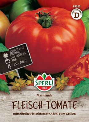 Fleisch-Tomate Marmande, Schnittfeste Früchte, Freiland & Gewächshaus,