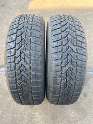 2x Winterreifen 195/65 R16 92H Dunlop SP Winter Sport 4D * DOT17 7,3-7,9mm