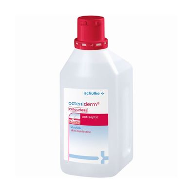 10x Schülke Octeniderm® farblos, Hautantiseptikum 1 l FL | Flasche (1000 ml)