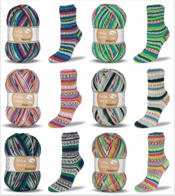 100g Flotte Socke Nabucco Sockengarn Strumpfwolle 4-fach stricken GP 69,50€/1kg