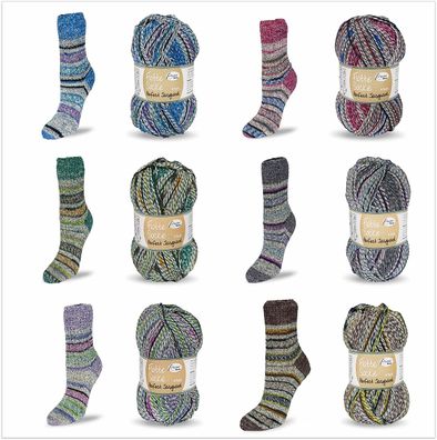 100g Flotte Socke Perfect Jacquard 4fach Sockenwolle Garn Stricken GP 69,50€/1kg