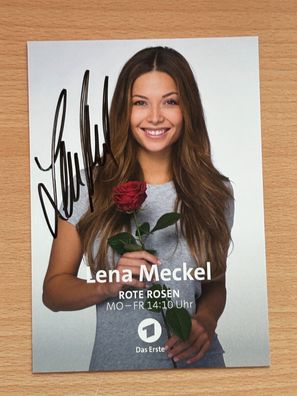 Lena Meckel - Rote Rosen - Autogrammkarte original signiert - #S27520