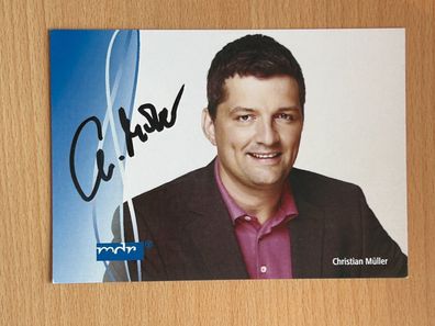 Christian Müller - MDR - Autogrammkarte original signiert - #S27569
