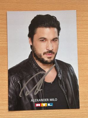 Alexander Milo - RTL Unter Uns - Autogrammkarte original signiert - #S27507