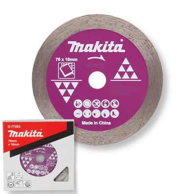 Makita Diamantscheibe 76mm für Akku-Winkelschleifer DMC300