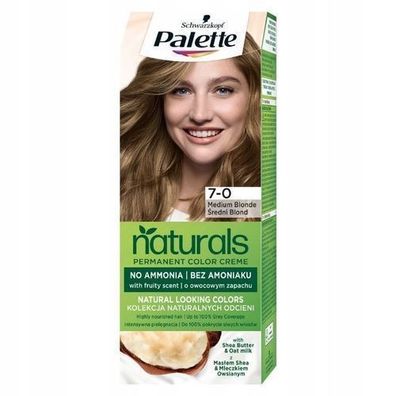 Palette Naturals Color Creme Haarfarbe 7-0 Mittelblond