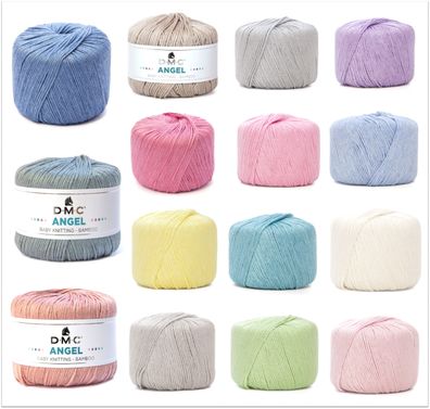 50g DMC Angel Baby Knitting Bamboo Wolle Garn zum Stricken Häkeln GP 87,00€/1kg