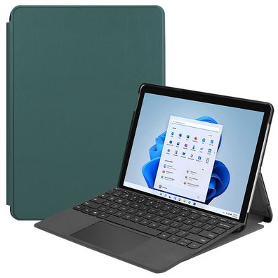 Hülle für Microsoft Surface 8 Pro 13 Zoll Smart Cover Auto Sleep/Wake Dunkelgrün