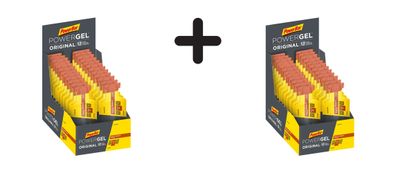 2 x Powerbar PowerGel (24x41g) Salty Peanut