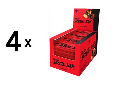 4 x Trec Nutrition Protein Boogie Bar (24x60g) Peanut Butter