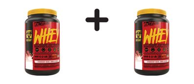 2 x Mutant Mutant Whey (2lbs) Strawberry Cream