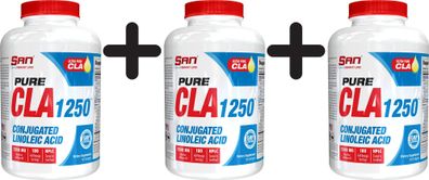 3 x Pure CLA 1250 - 180 softgels