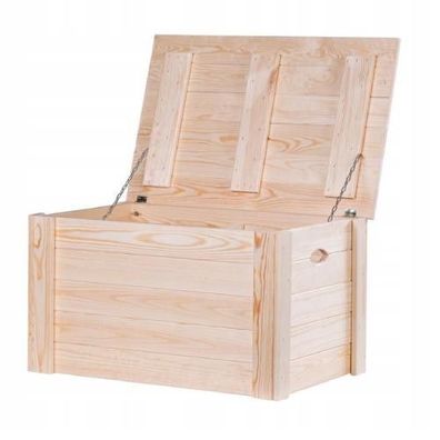 Auflagebox HOLZ 54L Aufbewahrungsbox Truhe Balkon Garten Kissenbox 8686