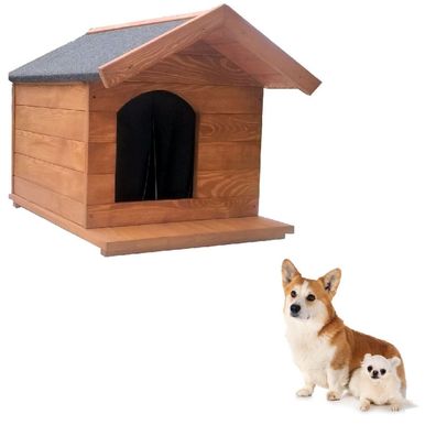 Hundehütte Hundehaus Hundehöhle Wetterfest Tierhütte Isoliert 65x55x58 cm 10892