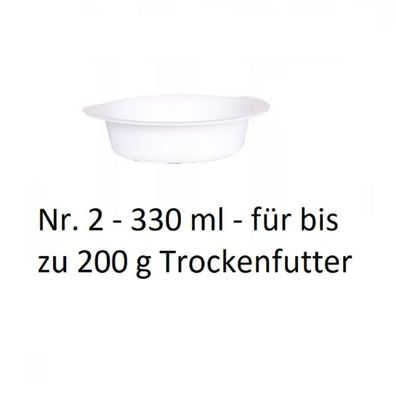 Napf Futternapf Fressnapf für Trockenfutterspender Futterautomat Tiere 330ml 10331