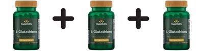 3 x L-Glutathione, 250mg - 60 vcaps