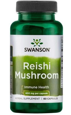 Reishi Mushroom, 600mg - 60 caps