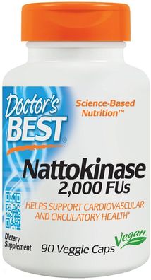 Best Nattokinase, 2000FU - 90 vcaps