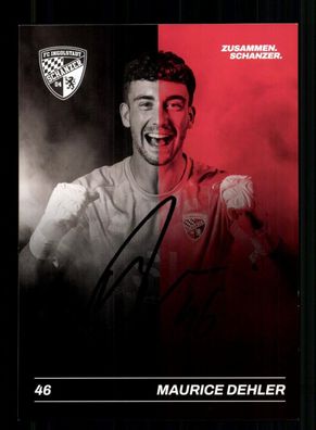 Maurice Drehler Autogrammkarte FC Ingolstadt 2024-25 Original Signiert