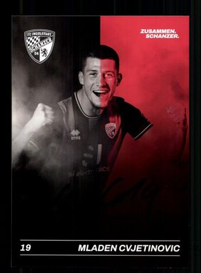 Mladen Cvjetinovic Autogrammkarte FC Ingolstadt 2024-25 Original Signiert