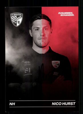 Nico Hurst Autogrammkarte FC Ingolstadt 2024-25 Original Signiert