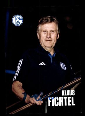 Klaus Fichtel FC Schalke 04 Traditionsmannschaft 2023-24 Original Signiert