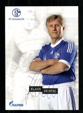 Klaus Fichtel FC Schalke 04 Traditionsmannschaft 2013-14 Original Signiert