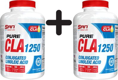 2 x Pure CLA 1250 - 180 softgels