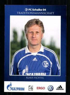Klaus Fichtel FC Schalke 04 Traditionsmannschaft 2010-11 Original Signiert