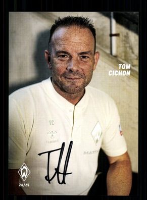 Tom Chichon Autogrammkarte Werder Bremen 2024-25 Original Signiert