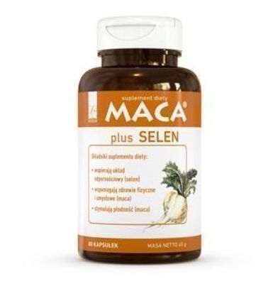 Maca Plus mit Selen - Vitalität & Wohlbefinden, 80 Kapseln