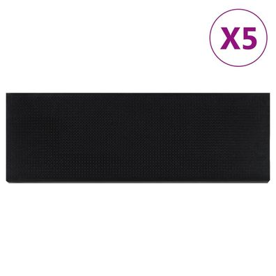 vidaXL Stufenmatten 5 Stk. 25x75 cm Gummi