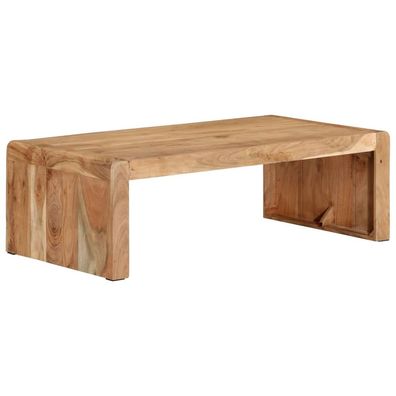 vidaXL Couchtisch 110x55x35 cm Massivholz Akazie