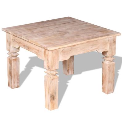 vidaXL Couchtisch Akazienholz 60x60x45 cm