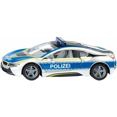 SUPER BMW i8 Polizei (silber/blau)