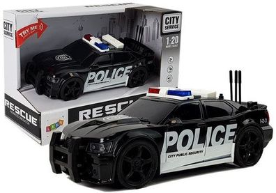 Auto Police Tension Drive, Lichter und Sounds 1:20