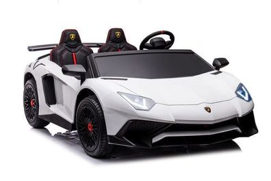 Elektro Kinderauto Lamborghini XXL Weiß 24V