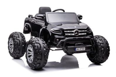 Batterieauto Mercedes DK-MT950 4x4 Schwarz Lackiert