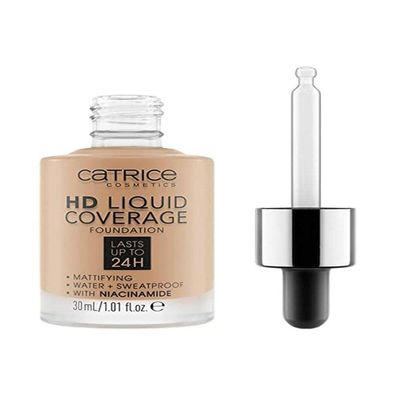 Catrice Hd Liquid Coverage Foundation Lasts Up to 24h 050-Rosy Ash 30ml