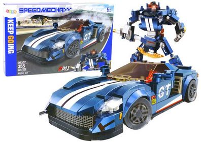 Bausteine Fahrzeug Sportwagen Roboter Fute GT 355 Stk