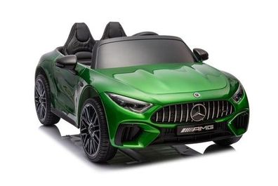 Elektrisches Kinderauto Mercedes AMG SL63, grün lackiert