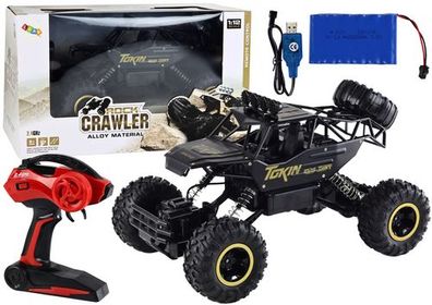 Ferngesteuertes RC-Offroad-Auto 1:12 Schwarz 4x4 2,4 GHz