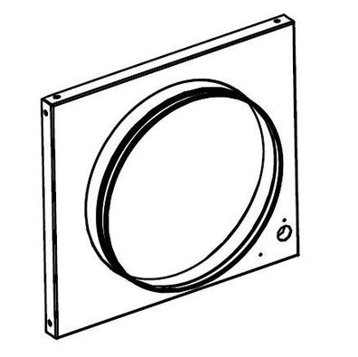 S&amp; KIT IC/OC HE 21 V - Paneelstutzen, vertikal, DN400, VPE 2 - 5407069600