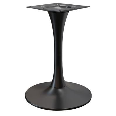 Leonardo | Bistro Tischgestell | Schwarz | Fuß: Ø 50 cm | Säule: 10 x 73,5 cm | Tisc