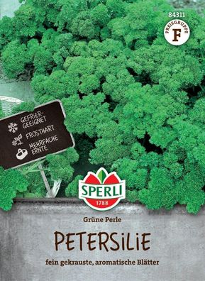 Petersilie Grüne Perle, feingekraust, frosthart, gefriergeeignet, Saatgut von