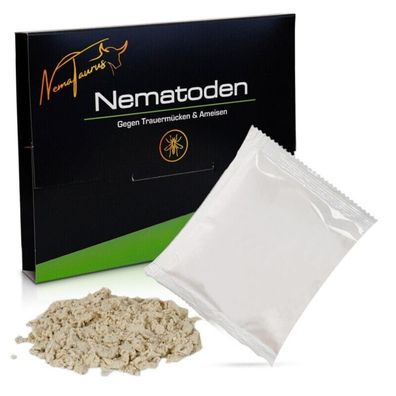 NemaTaurus® SF Nematoden | 25 Mio für 50 m² | Gegen Trauermücken, Haarmücken