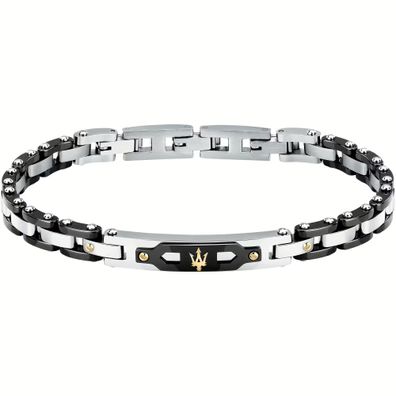 Maserati – JM424AXU01 – Herrenarmband aus Keramik-Goldschmuck